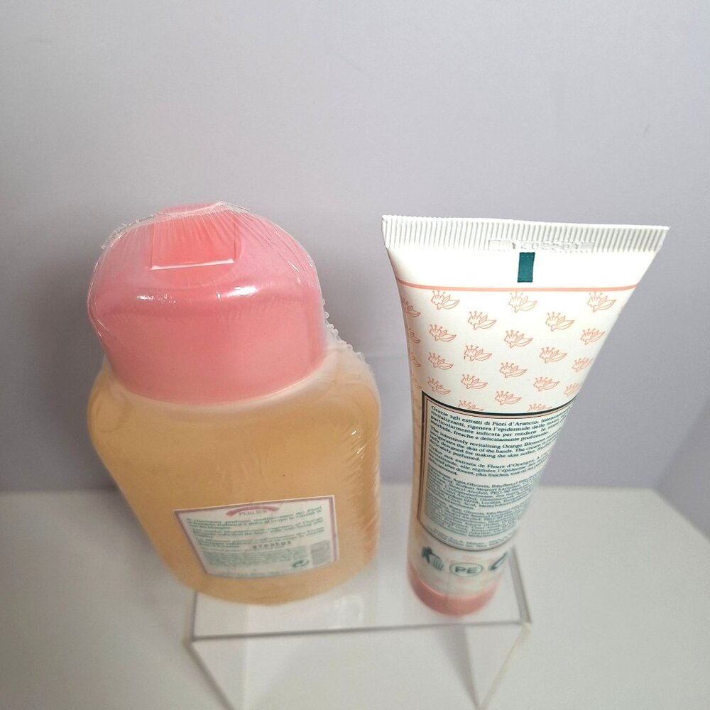 Perlier Orange Blossom Bath & Shower Gel 8.4 oz & Hand Cream 3.4 oz Sealed - Picture 8 of 10